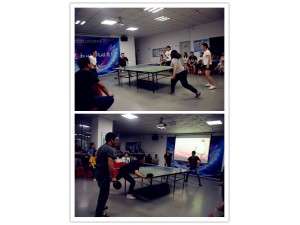 奮力拼搏，一決高下——“乒乓球運動賽”